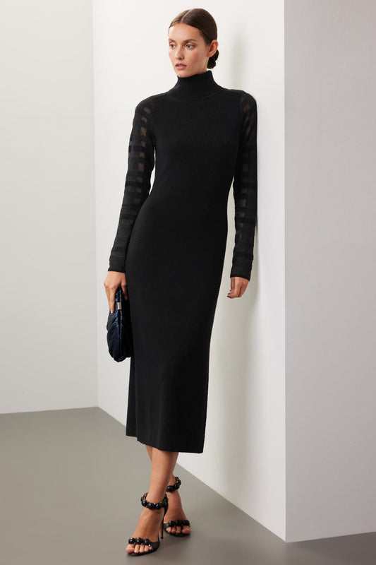 Esteban Cortazar x RTR Idi Mesh Sleeve Dress – Size 4