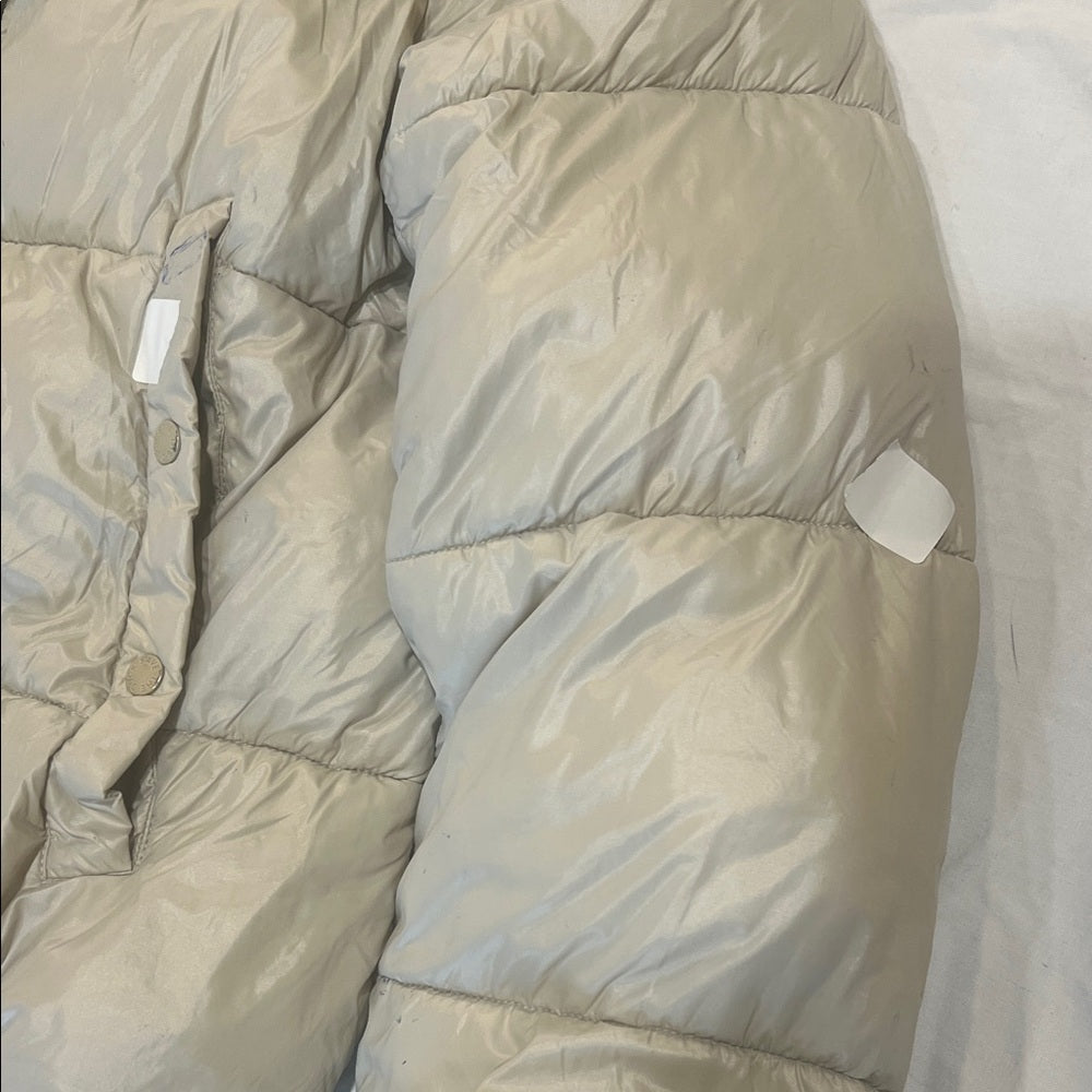 SAVE THE DUCK Beige Puffer Jacket