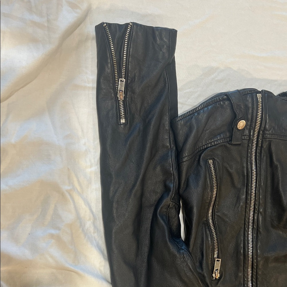 Slate & Willow Black Leather Jacket