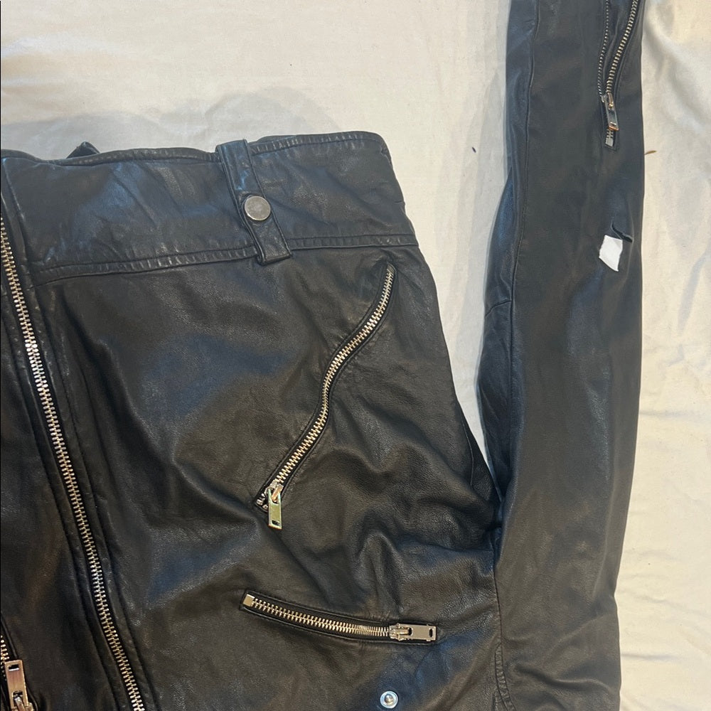 Slate & Willow Black Leather Jacket