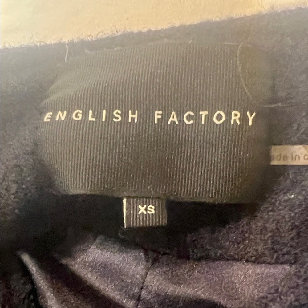 English Factory Navy Blazer with Gold Buttons