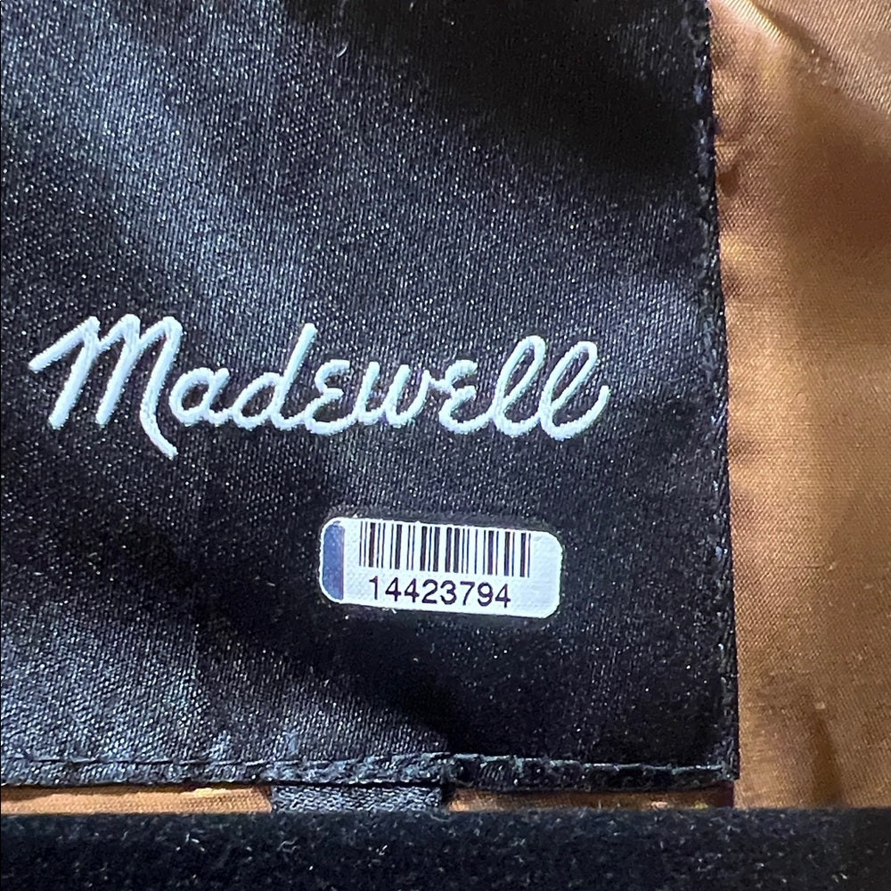 Madewell Black and Tan Blazer