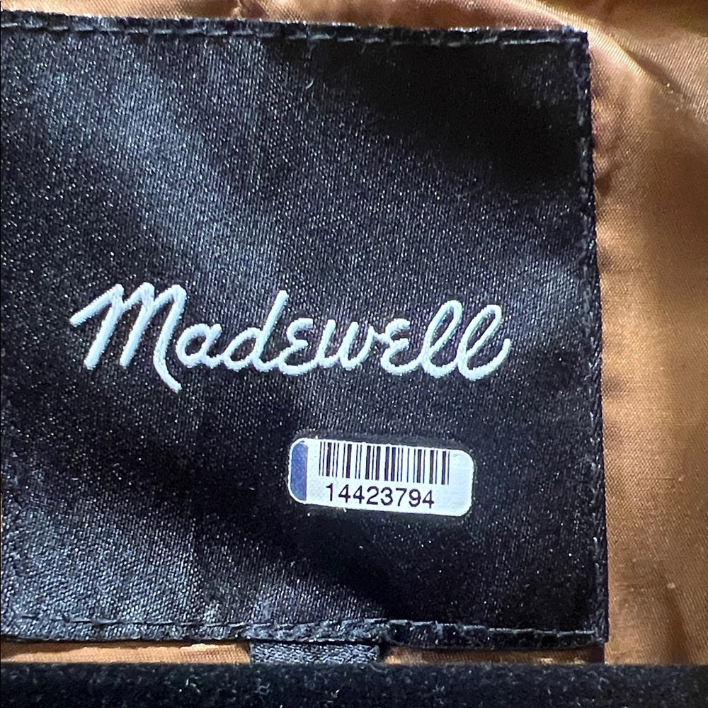 Madewell Black and Tan Blazer