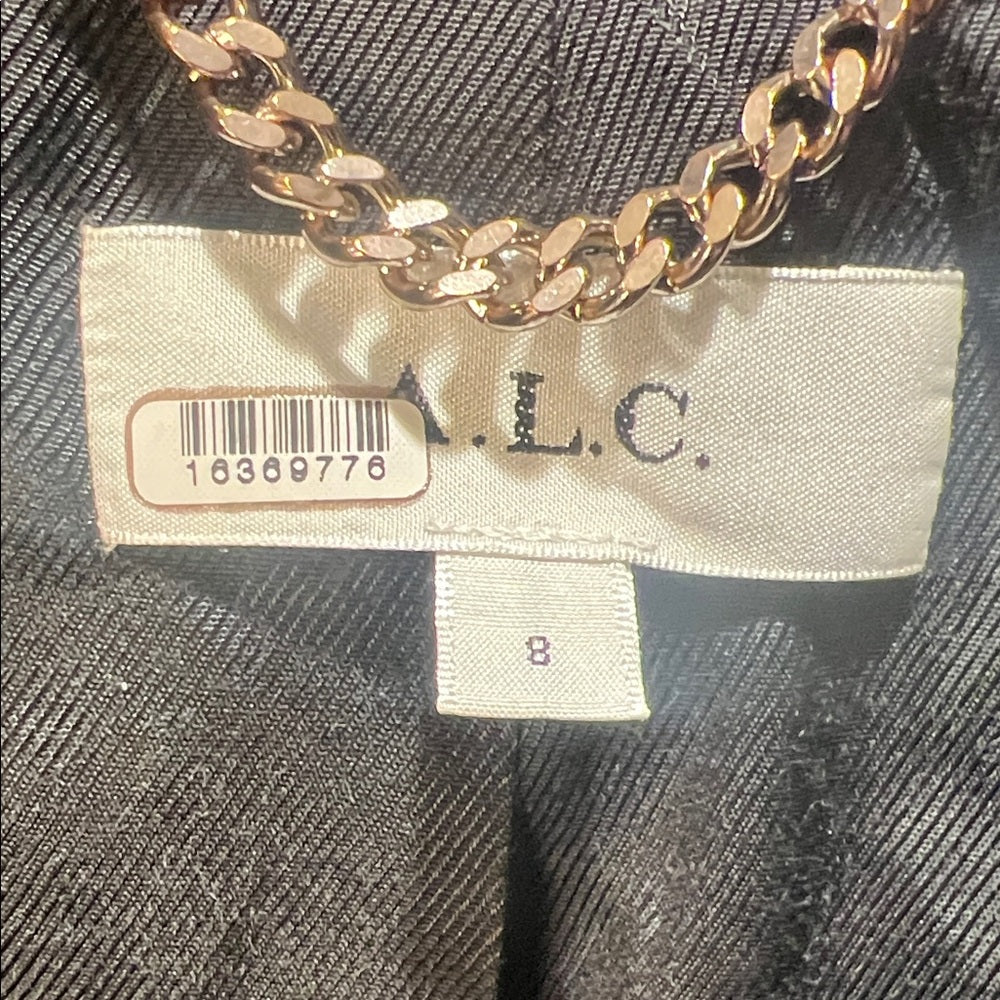 A.L.C. Charcoal Blazer with Gold Buttons