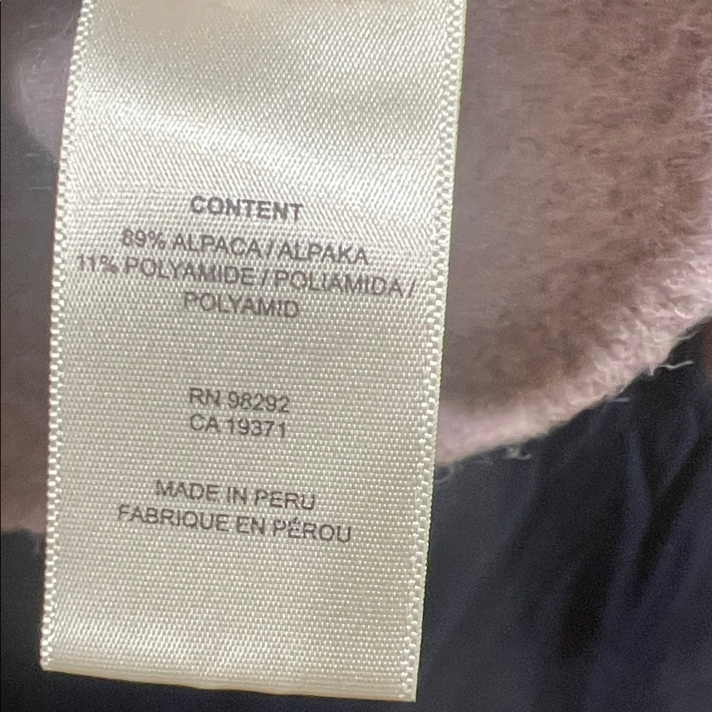 Tibi Textured Cream Crew Neck Alpaca Sweater