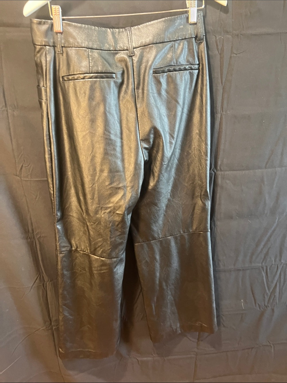 Derek Lam Black Faux Leather Pants
