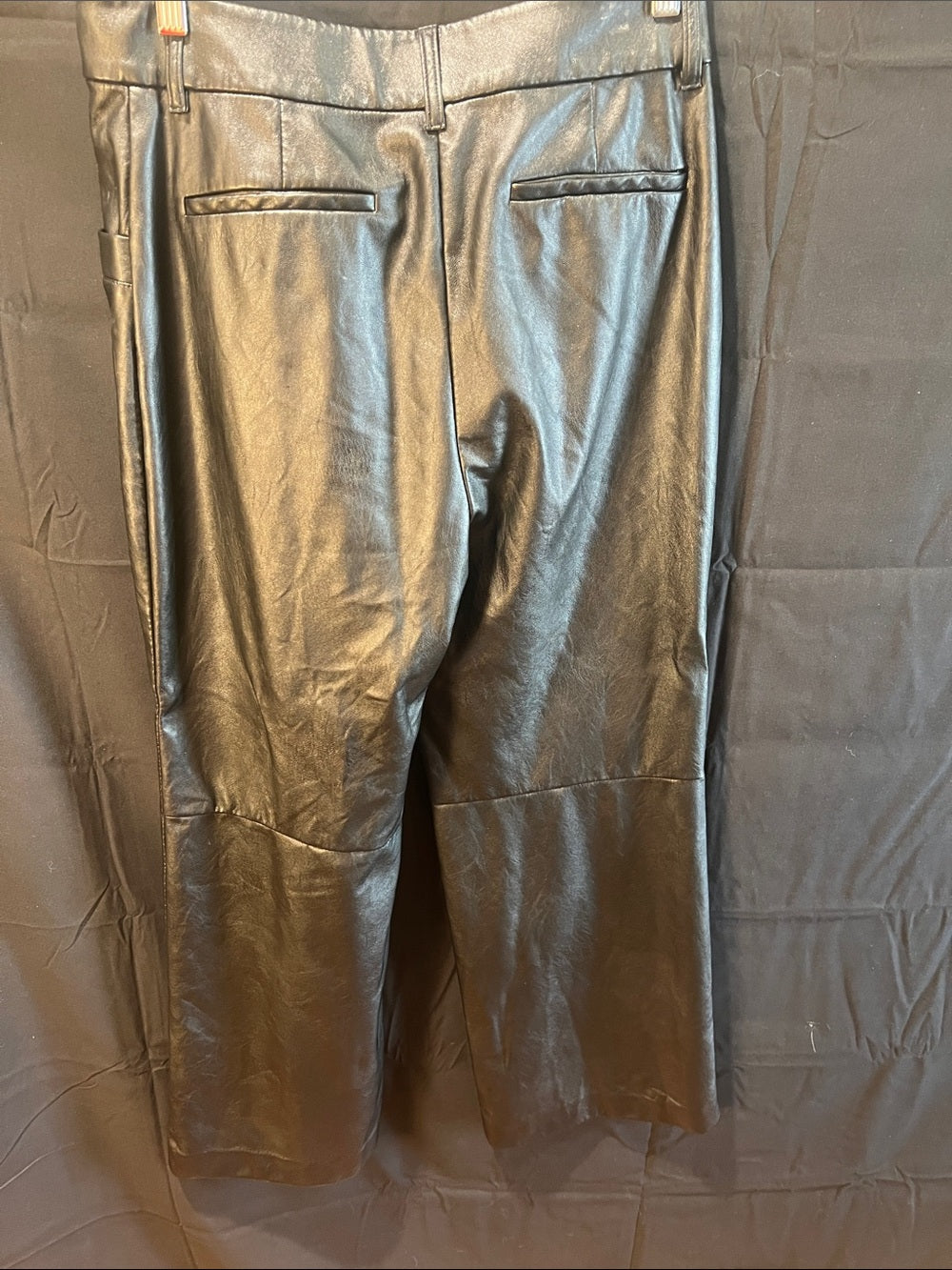 Derek Lam Black Faux Leather Pants