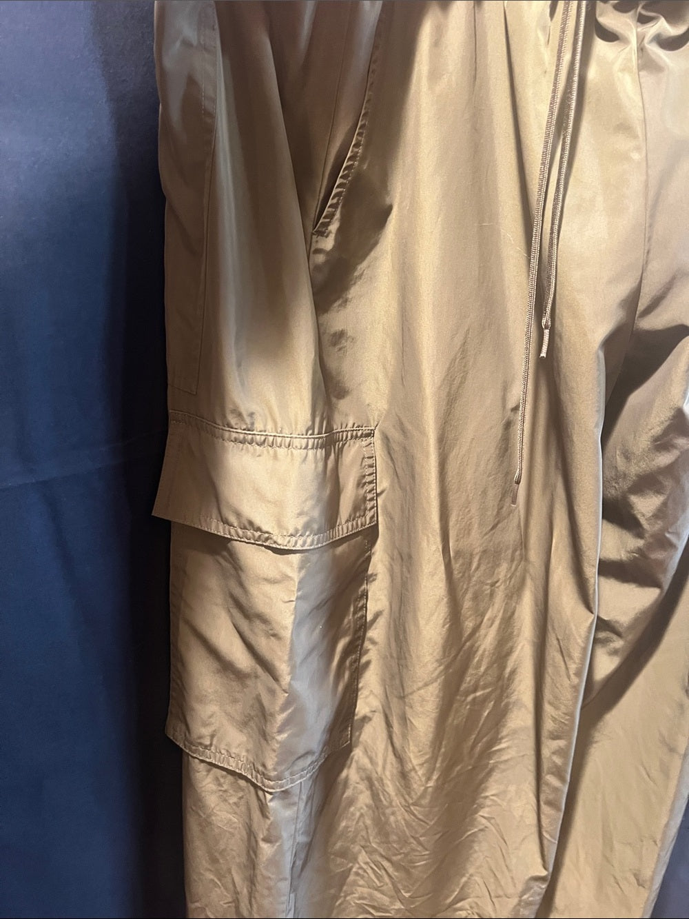Tibi New York Olive Green Cargo Joggers | Utility Pants | Size - Small