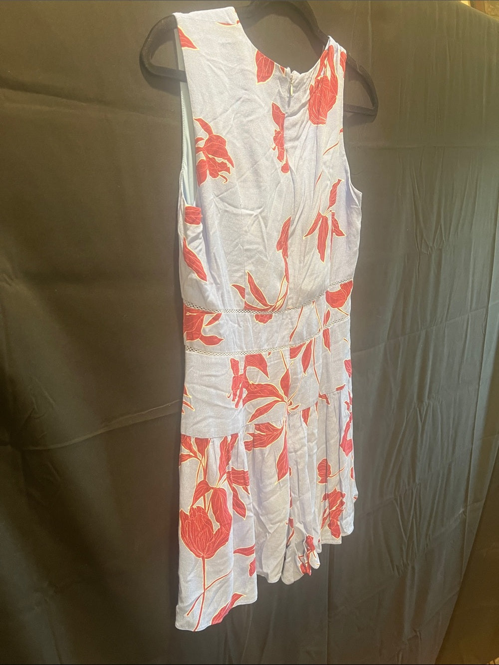 Thakoon Light Blue Flowy Floral Romper