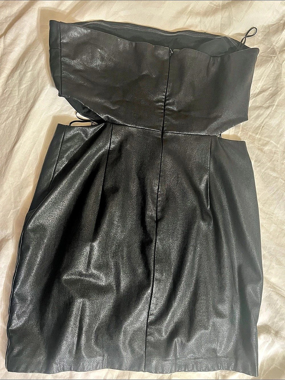 Amanda Uprichard Kloss Mini Dress Black Size Medium