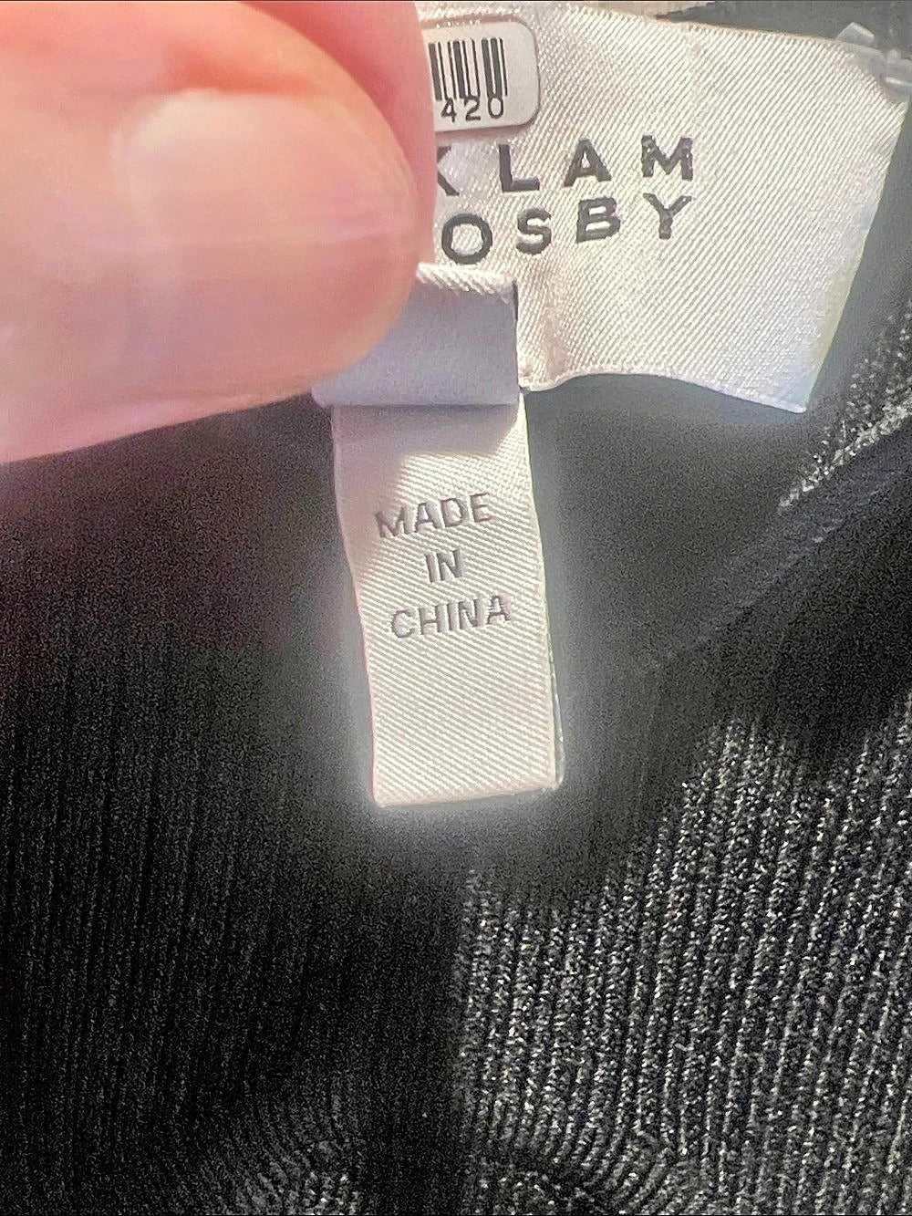 Derek Lam 10 Crosby Moon Bolero Mixed Media Dress Black Medium